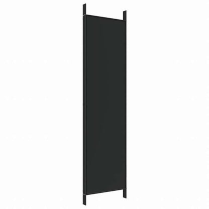 vidaXL 3枚パネル 間仕切り 200x200cm 布製 ブラック家具 間仕切り(代引不可)