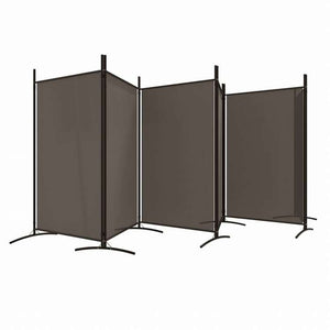 vidaXL 6枚組パネル 間仕切り アントラシート 520x180 cm ファブリック家具 間仕切り(代引不可)