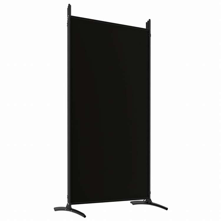 vidaXL 6枚パネル 間仕切り ブラック 520x180 cm 布製家具 間仕切り(代引不可)