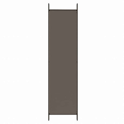 vidaXL 2枚組パネル 間仕切り アントラシート 698x180 cm 布張り家具 間仕切り(代引不可)