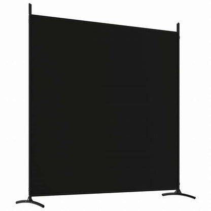 vidaXL 6枚パネル 間仕切り ブラック 698x180 cm 布製家具 間仕切り(代引不可)