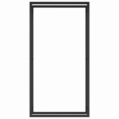 vidaXL 薪ラック マットブラック 80x28x154cm スチール製ホーム&ガーデン 暖炉・木製ストーブ用品 丸太ラック・キャリーバッグ(代引不可)