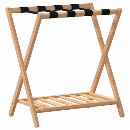 vidaXL 荷物ラック 68x38x58 cm 竹製スーツケース&かばん 旅行用鞄用品 Luggage Racks & Stands(代引不可)