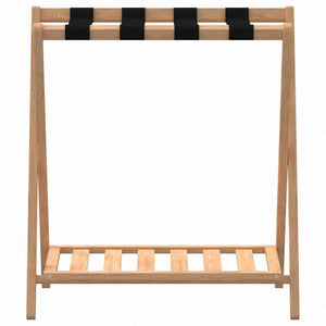 vidaXL 荷物ラック 68x38x58 cm 竹製スーツケース&かばん 旅行用鞄用品 Luggage Racks & Stands(代引不可)