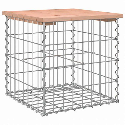 vidaXL ガーデンベンチ 蛇籠デザイン 43x44x42 cm ダグラス無垢材家具 アウトドア家具 屋外椅子 アウトドアベンチ(代引不可)