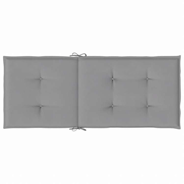 vidaXL リクライニングガーデンチェア クッション付き 8点 チーク無垢材家具 アウトドア家具 屋外椅子 アウトドアベンチチェア(代引不可)