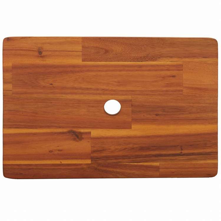 vidaXL ステップスツール 38x26x22 cm アカシア無垢材家具 チェア 折り畳み椅子・スツール(代引不可)