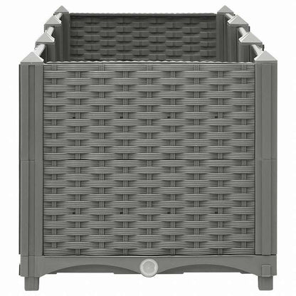 vidaXL レイズドベッド 120x40x38cm ポリプロピレン製ホーム&ガーデン 芝&ガーデン ガーデニング 鉢植え・プランター(代引不可)