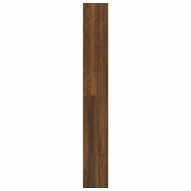 vidaXL 5段 ブックキャビネット ブラウンオーク 40x24x175 cm エンジニアリングウッド家具 棚 本棚・オープンラック(代引不可)