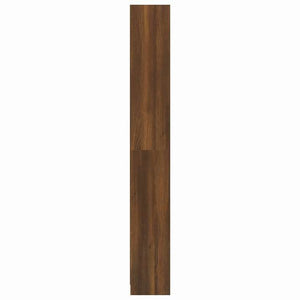 vidaXL 5段 ブックキャビネット ブラウンオーク 40x24x175 cm エンジニアリングウッド家具 棚 本棚・オープンラック(代引不可)