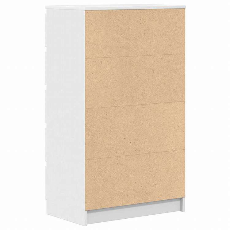 vidaXL 引き出しキャビネット ホワイト 60x36x103cm エンジニアリングウッド家具 キャビネット&収納 サイドボード(代引不可)