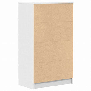 vidaXL 引き出しキャビネット ホワイト 60x36x103cm エンジニアリングウッド家具 キャビネット&収納 サイドボード(代引不可)
