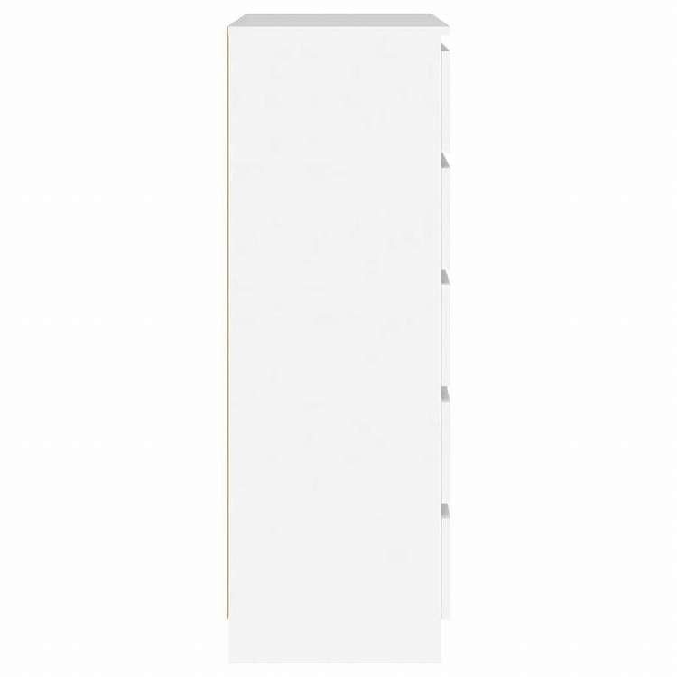 vidaXL 引き出しキャビネット ホワイト 60x36x103cm エンジニアリングウッド家具 キャビネット&収納 サイドボード(代引不可)