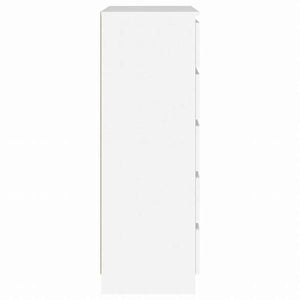 vidaXL 引き出しキャビネット ホワイト 60x36x103cm エンジニアリングウッド家具 キャビネット&収納 サイドボード(代引不可)