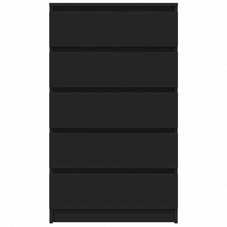 vidaXL 引き出しキャビネット ブラック 60x36x103cm エンジニアリングウッド家具 キャビネット&収納 サイドボード(代引不可)