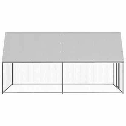 vidaXL 屋外鶏小屋 2x4x2m 亜鉛メッキ鋼製動物&ペット用品 ペット用品 小動物用品 小動物 飼育・ケージ(代引不可)