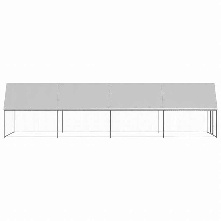 vidaXL 屋外鶏小屋 2x8x2m 亜鉛メッキ鋼製動物&ペット用品 ペット用品 小動物用品 小動物 飼育・ケージ(代引不可)