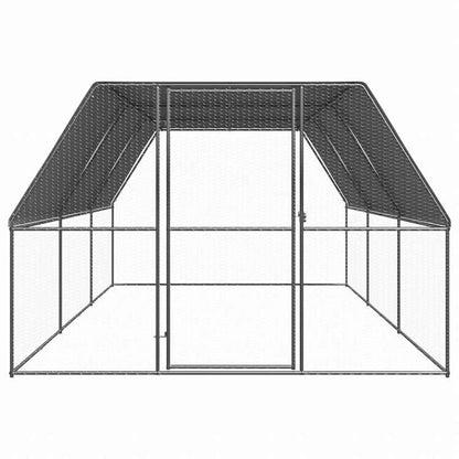 vidaXL 屋外鶏小屋 3x6x2m 亜鉛メッキ鋼製Animals & Pet Supplies ペット用品 小動物用品 小動物 飼育・ケージ(代引不可)