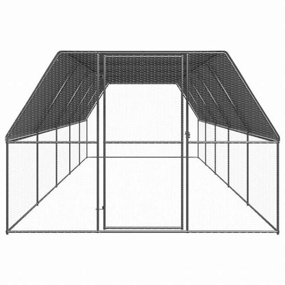 vidaXL 屋外鶏小屋 3x10x2m 亜鉛メッキ鋼製動物&ペット用品 ペット用品 小動物用品 小動物 飼育・ケージ(代引不可)