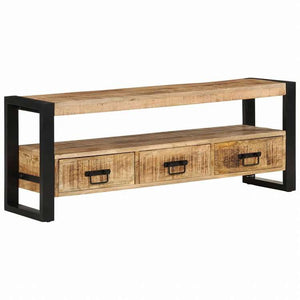 vidaXL テレビキャビネット 120x30x45 cm マンゴー無垢材家具 AVラック・テレビ台(代引不可)