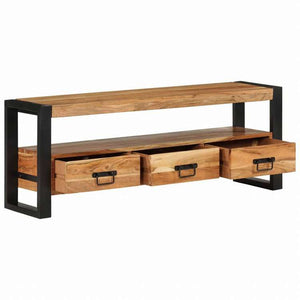 vidaXL テレビキャビネット 120x30x45 cm アカシア無垢材家具 AVラック・テレビ台(代引不可)