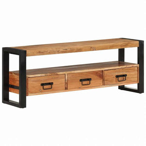 vidaXL テレビキャビネット 120x30x45 cm アカシア無垢材家具 AVラック・テレビ台(代引不可)