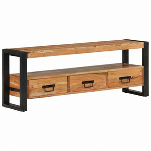 vidaXL テレビキャビネット 120x30x45 cm アカシア無垢材家具 AVラック・テレビ台(代引不可)