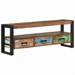 vidaXL テレビキャビネット 120x30x45 cm 再生無垢材家具 AVラック・テレビ台(代引不可)