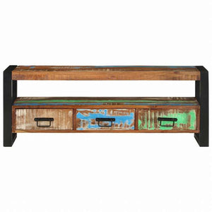 vidaXL テレビキャビネット 120x30x45 cm 再生無垢材家具 AVラック・テレビ台(代引不可)