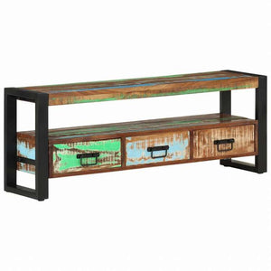 vidaXL テレビキャビネット 120x30x45 cm 再生無垢材家具 AVラック・テレビ台(代引不可)