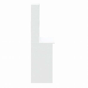 vidaXL 棚付きデスク ホワイト 102x45x148cm エンジニアリングウッド家具 オフィス家具 デスク(代引不可)
