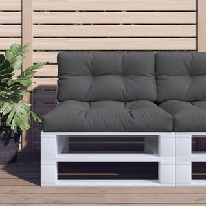 vidaXL パレットクッション アントラシート 70x40x12 cm ファブリックホーム&ガーデン デコレーション チェア・ソファクッション(代引不可)
