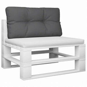 vidaXL パレットクッション アントラシート 70x40x12 cm ファブリックホーム&ガーデン デコレーション チェア・ソファクッション(代引不可)