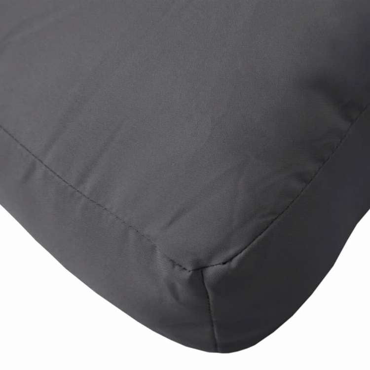 vidaXL パレットクッション アントラシート 70x40x12 cm ファブリックホーム&ガーデン デコレーション チェア・ソファクッション(代引不可)