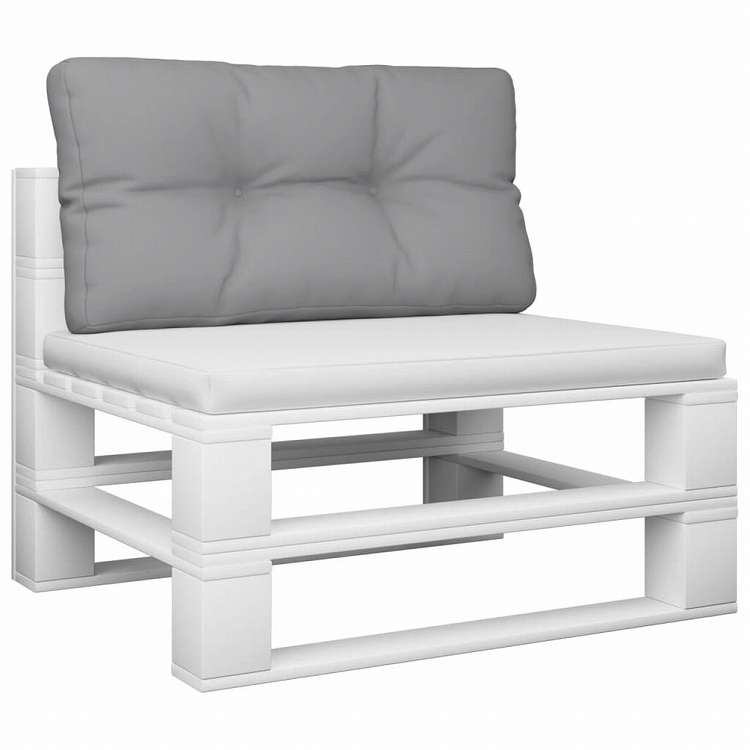 vidaXL パレットクッション グレー 70x40x12 cm ファブリックホーム&ガーデン デコレーション チェア・ソファクッション(代引不可)