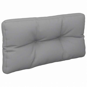 vidaXL パレットクッション グレー 70x40x12 cm ファブリックホーム&ガーデン デコレーション チェア・ソファクッション(代引不可)