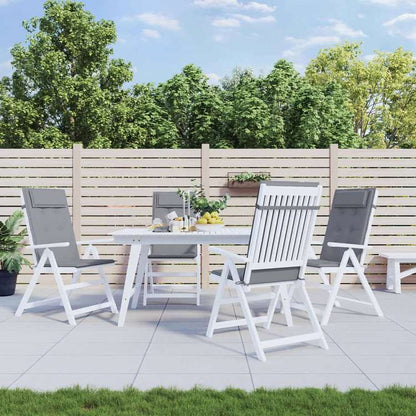 vidaXL アディロンダックチェアクッション 4点 グレー オックスフォードファブリックホーム&ガーデン デコレーション チェア・ソファクッション(代引不可)