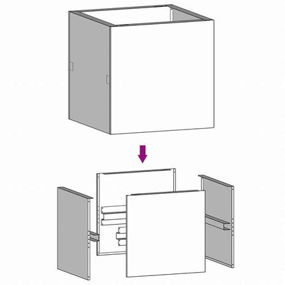 vidaXL プランター 40x41x40 cm コルテン鋼ホーム&ガーデン 芝&ガーデン ガーデニング 鉢植え・プランター(代引不可)