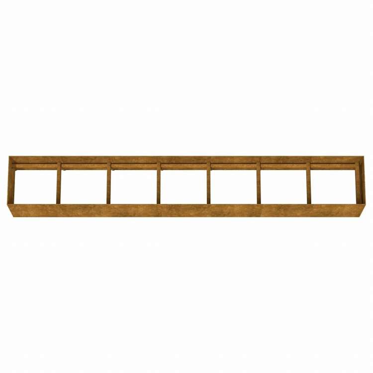 vidaXL ガーデンレイズドベッド 280x40x40 cm コルテン鋼ホーム&ガーデン 芝&ガーデン ガーデニング 鉢植え・プランター(代引不可)