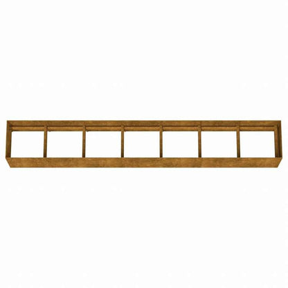 vidaXL ガーデンレイズドベッド 280x40x40 cm コルテン鋼ホーム&ガーデン 芝&ガーデン ガーデニング 鉢植え・プランター(代引不可)