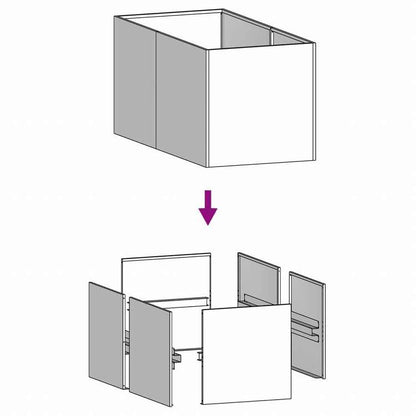 vidaXL プランター 80x40x40 cm コルテン鋼ホーム&ガーデン 芝&ガーデン ガーデニング 鉢植え・プランター(代引不可)