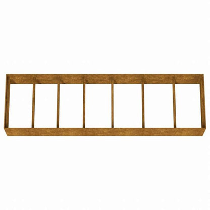 vidaXL ガーデンレイズドベッド 280x80x40 cm コルテン鋼ホーム&ガーデン 芝&ガーデン ガーデニング 鉢植え・プランター(代引不可)