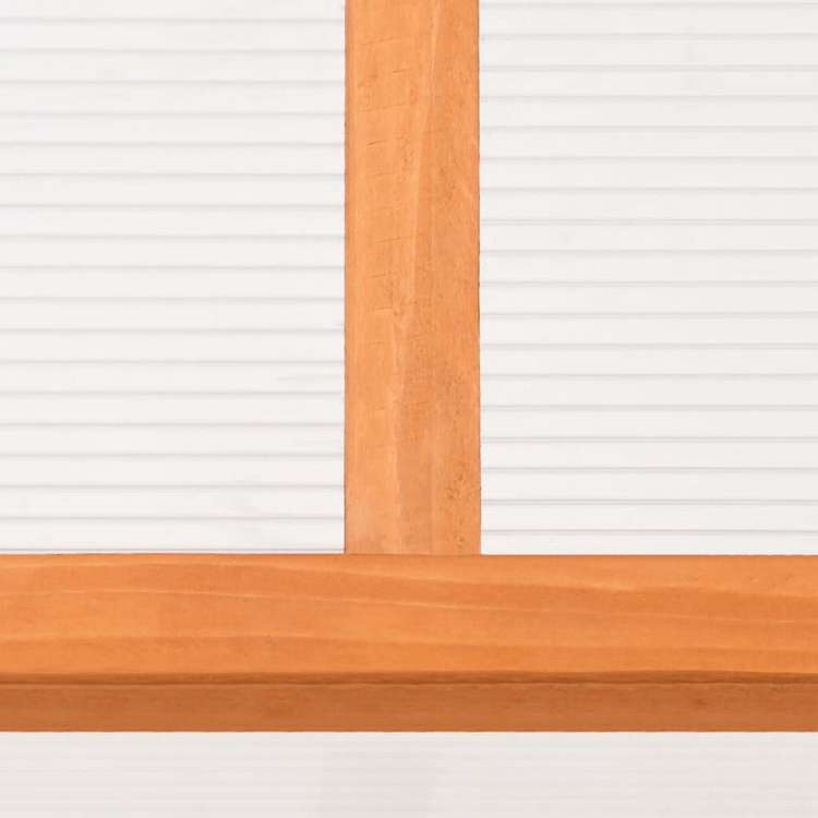 vidaXL 温室 オレンジ 110x58.5x39 cm モミの木ホーム&ガーデン 芝&ガーデン ガーデニング グリーンハウス・温室(代引不可)