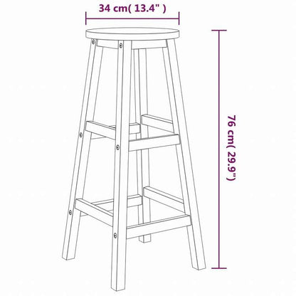 vidaXL ガーデンバーセット 5点セット アカシア無垢材家具 アウトドア家具 屋外家具セット(代引不可)