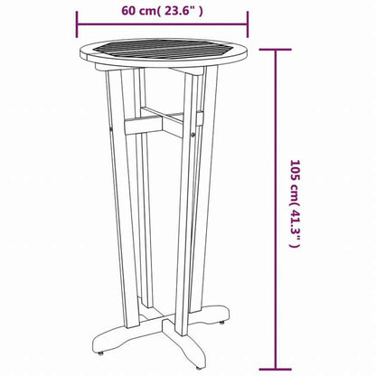 vidaXL ガーデンバーセット 3点セット アカシア無垢材家具 アウトドア家具 屋外家具セット(代引不可)