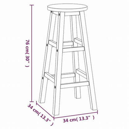 vidaXL ガーデンバーセット 5点セット アカシア無垢材家具 アウトドア家具 屋外家具セット(代引不可)