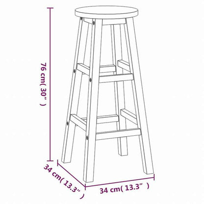 vidaXL ガーデンバーセット 5点セット アカシア無垢材家具 アウトドア家具 屋外家具セット(代引不可)