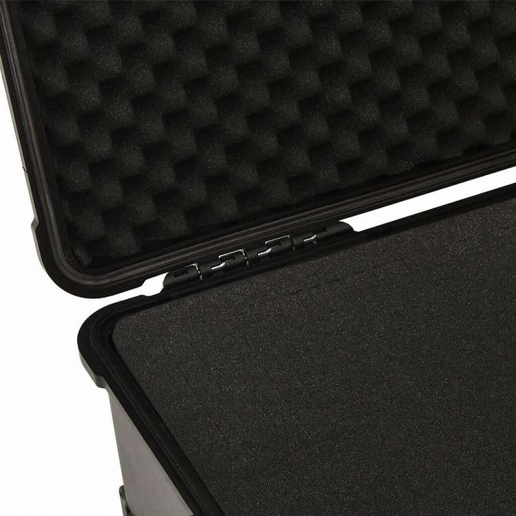 vidaXL ポータブルフライトケース ブラック 58x45x27 cm PPカメラ&光化学機器 カメラ&光化学アクセサリ カメラパーツ&アクセサリー カメラバッグ・ケース(代引不可)