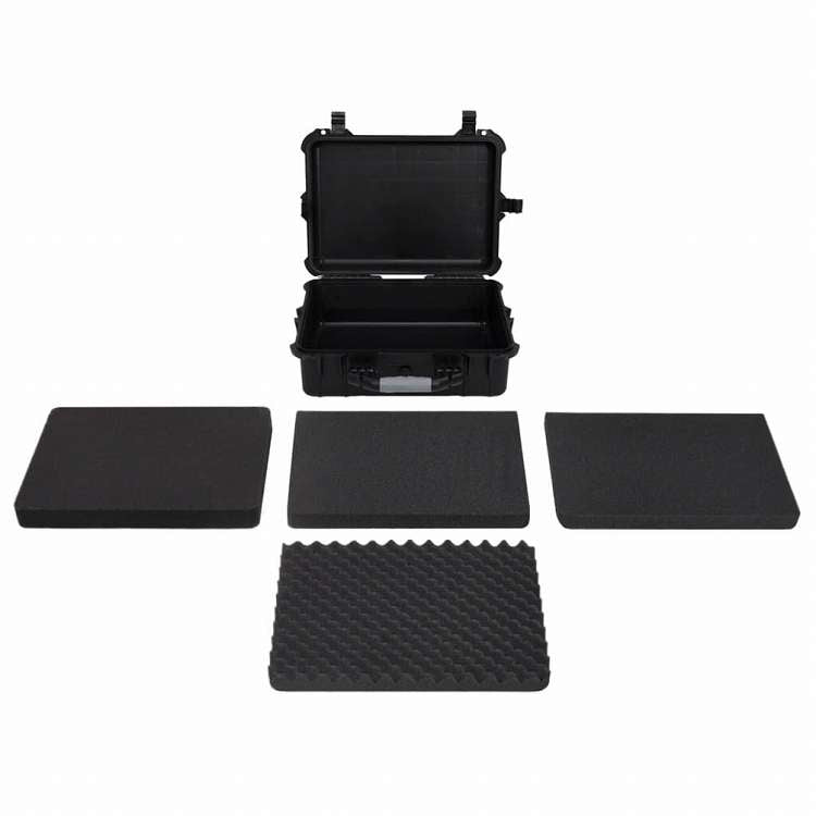 vidaXL ポータブルフライトケース ブラック 52x40x19 cm PPカメラ&光化学機器 カメラ&光化学アクセサリ カメラパーツ&アクセサリー カメラバッグ・ケース(代引不可)