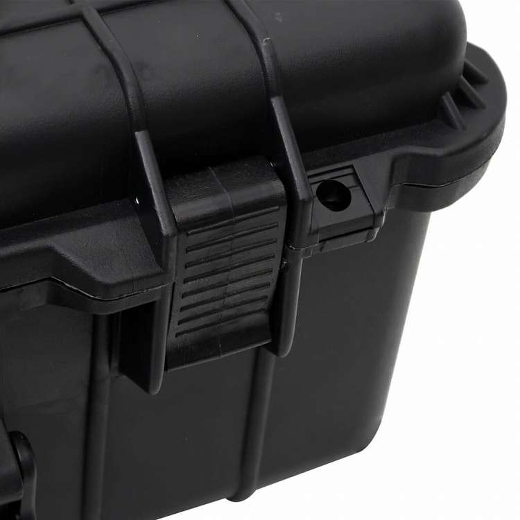 vidaXL ホイール付きフライトケース ブラック 63x50x23 cm PPスーツケース&かばん スーツケース(代引不可)